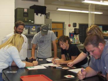 Students (3)>Dr P teaching dairy students.JPG