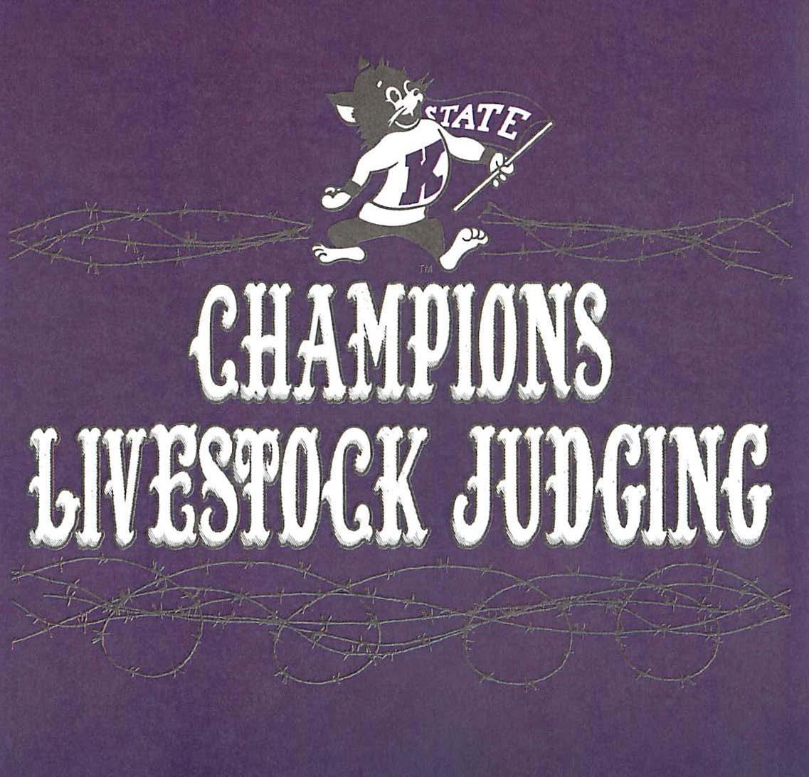 Champions Livestock Judging
