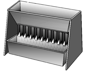 Riffle divider for feed sample preparation