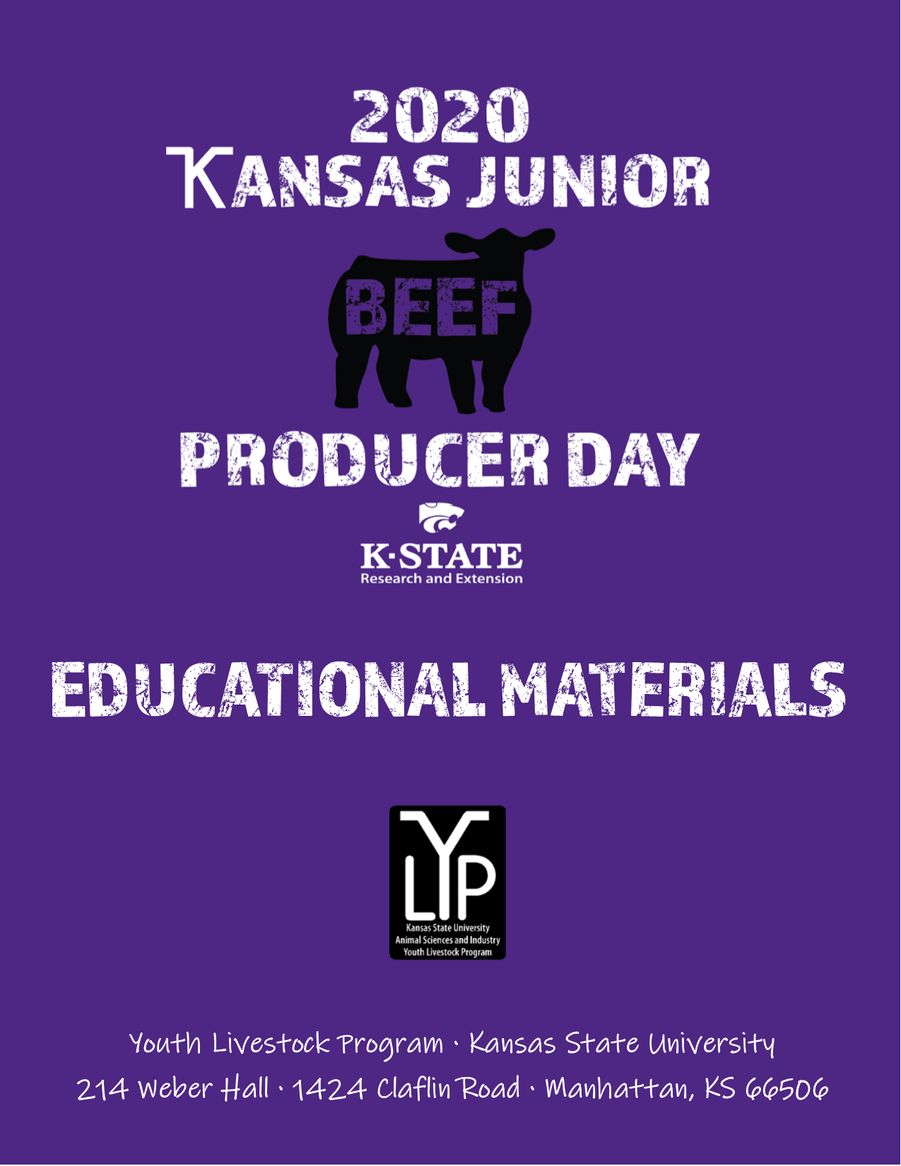 2020 Jr. Beef Day Booklet Cover