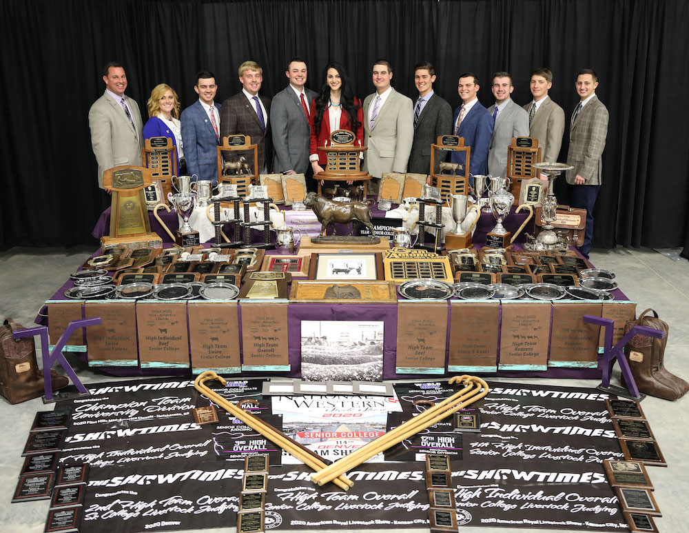 2020 Livestock Judging Team