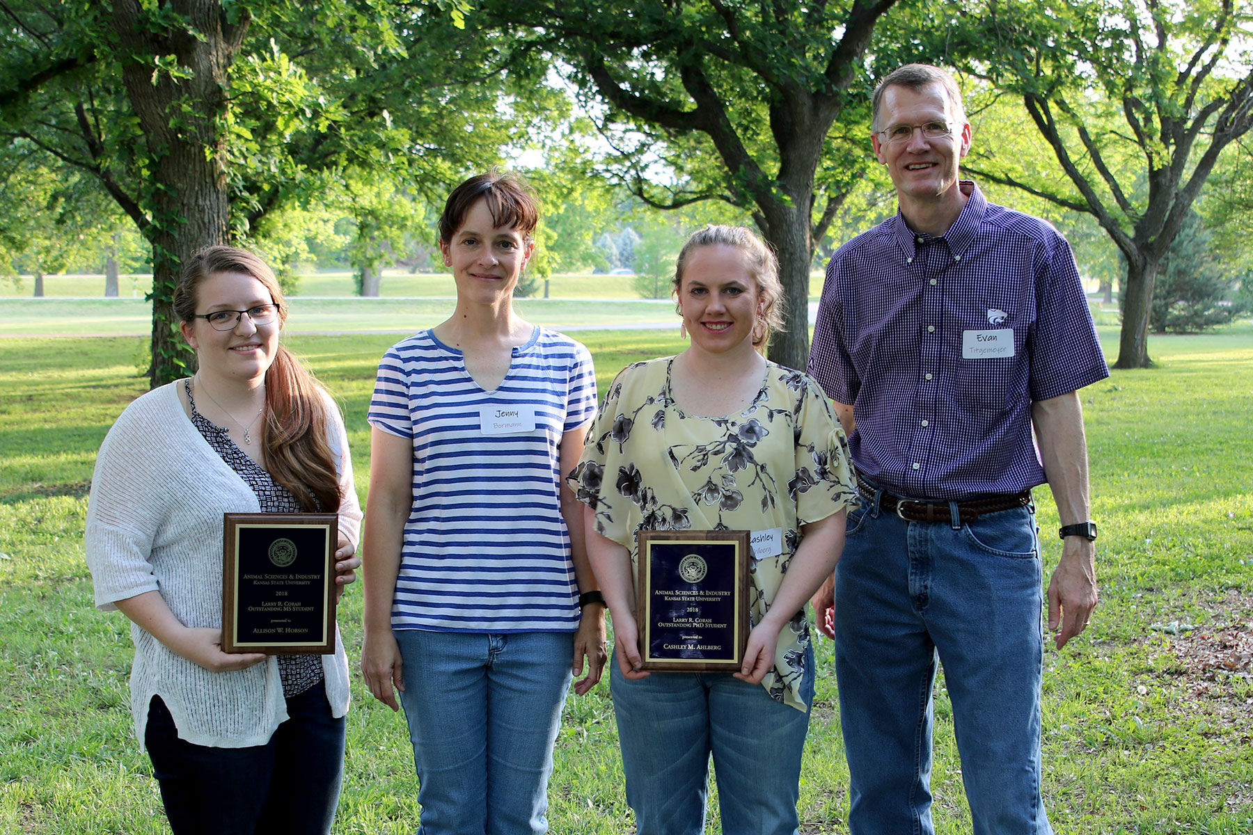 2018 Larry Corah Graduate Student Award Winners