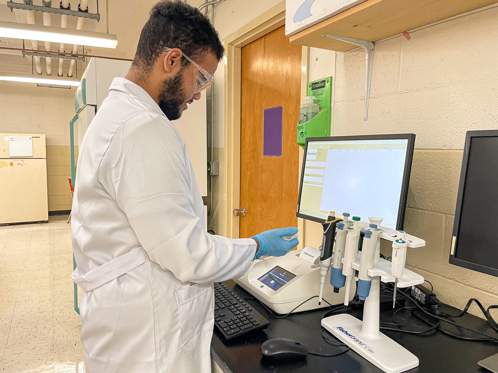 Graduate Student Working